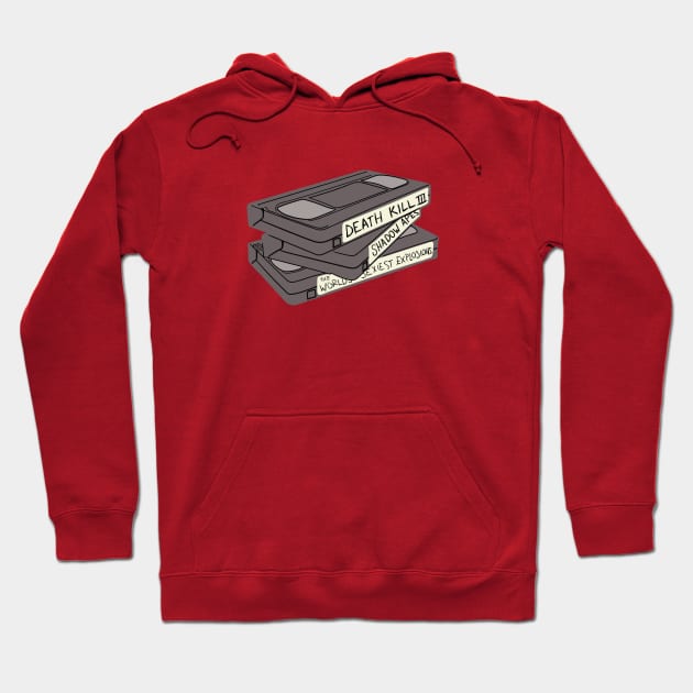 VHS Tapes Hoodie by DoctorBillionaire